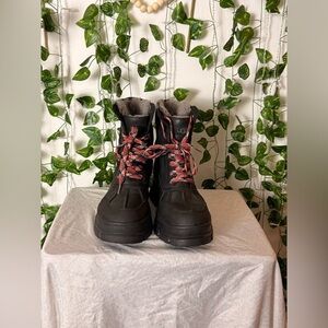 UGG Ashton Addie Waterproof Boot Black Leather